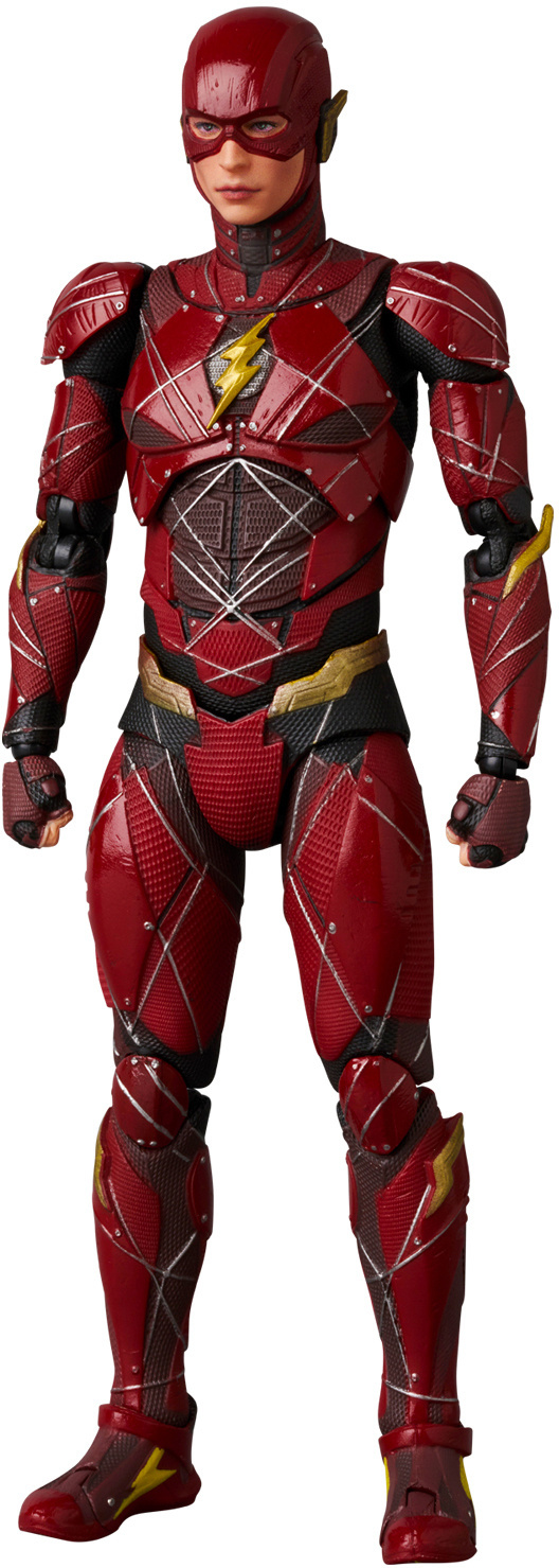 MAFEX『《正義聯盟》閃電俠(The Flash)查導版 Ver.』6 吋可動人偶,推一下就跑的英雄再度回歸!