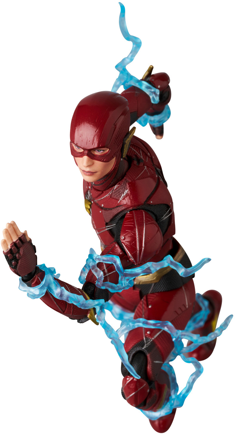 MAFEX『《正義聯盟》閃電俠（The Flash）查導版 Ver.』6 吋可動人偶，推一下就跑的英雄再度回歸！