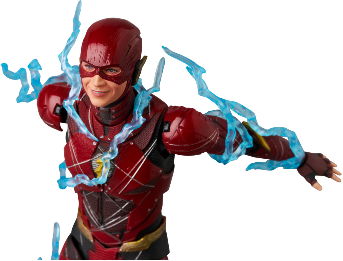 MAFEX『《正義聯盟》閃電俠(The Flash)查導版 Ver.』6 吋可動人偶,推一下就跑的英雄再度回歸!