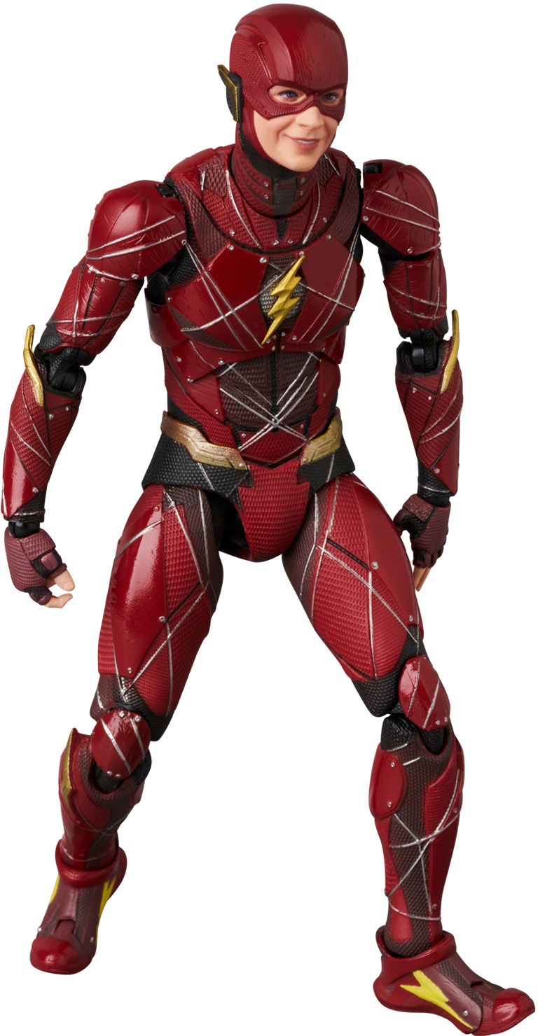 MAFEX『《正義聯盟》閃電俠(The Flash)查導版 Ver.』6 吋可動人偶,推一下就跑的英雄再度回歸!