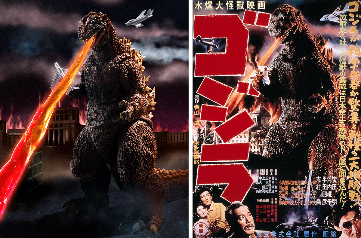 S.H.MonsterArts『哥吉拉 (1954) 70周年特別記念Ver.』再現經典海報色彩、場景的特別版發表！
