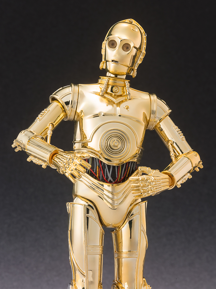 S.H.Figuarts『《星際大戰四部曲：曙光乍現》C-3PO 經典版』可動人偶，鍍金造型質感大升級！