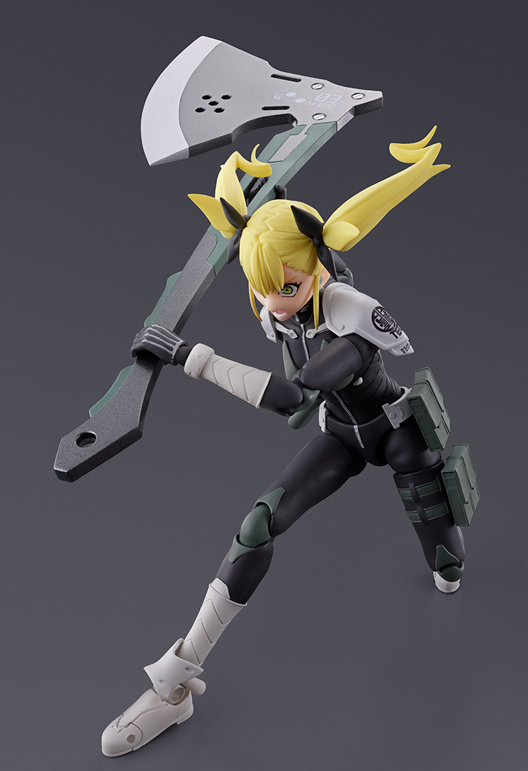 S.H.Figuarts『《怪獸 8 號》四之宮琪歌露』可動人偶,天才少女帶著專用巨斧強勢登場!