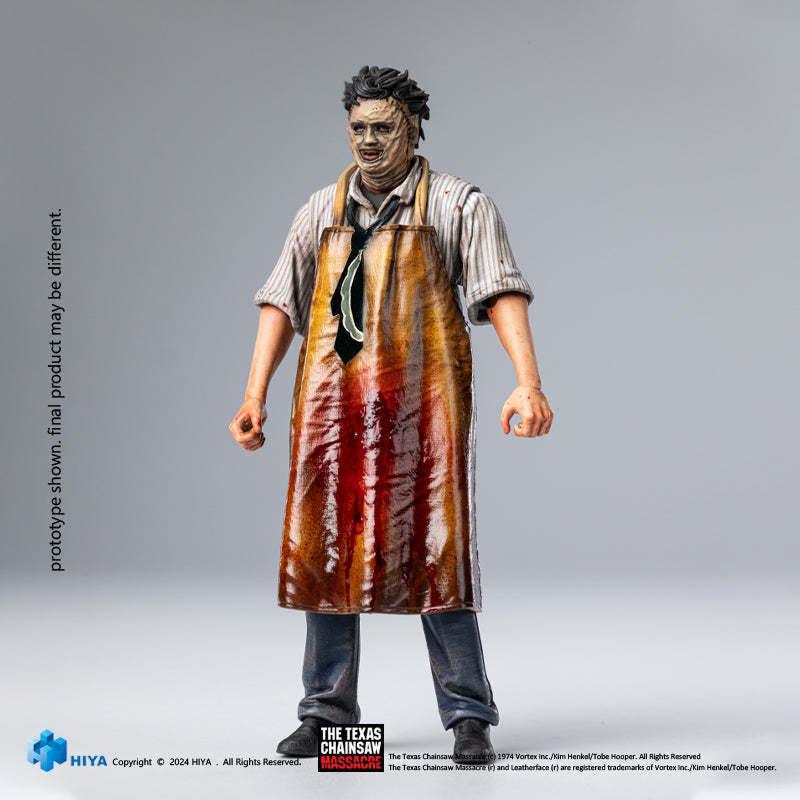 HIYA TOYS『《德州電鋸殺人狂》皮臉(LeatherFace)』1/18 比例可動人偶,讓人沉浸在顫抖氛圍中的殺人狂魔現身!