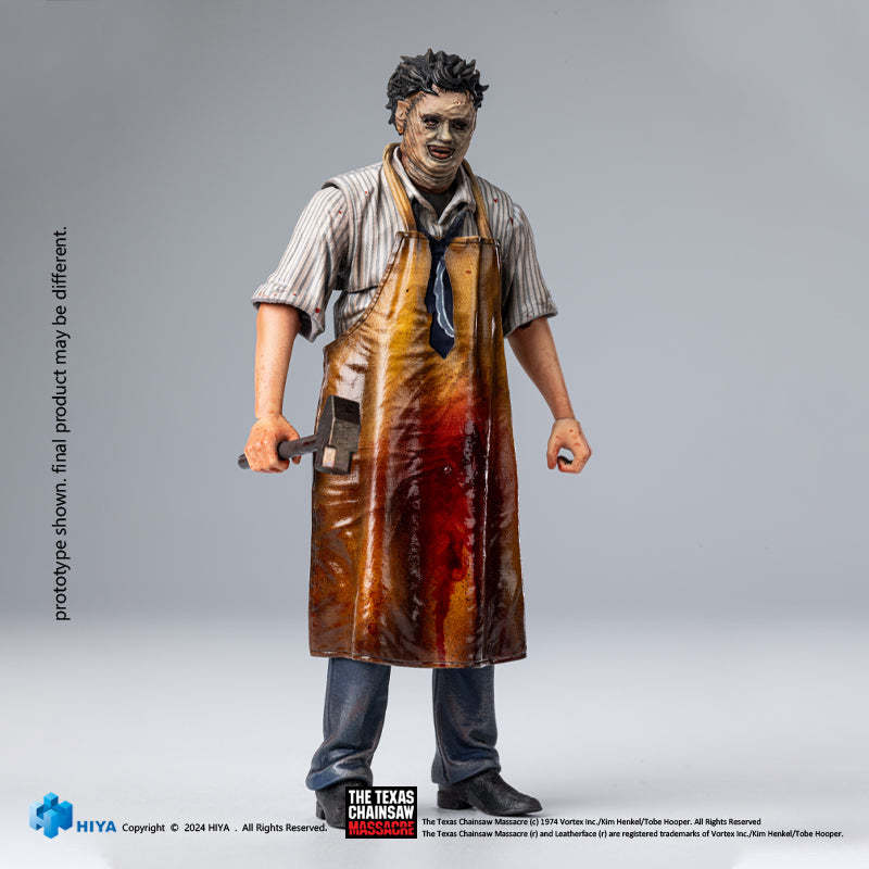 HIYA TOYS『《德州電鋸殺人狂》皮臉(LeatherFace)』1/18 比例可動人偶,讓人沉浸在顫抖氛圍中的殺人狂魔現身!