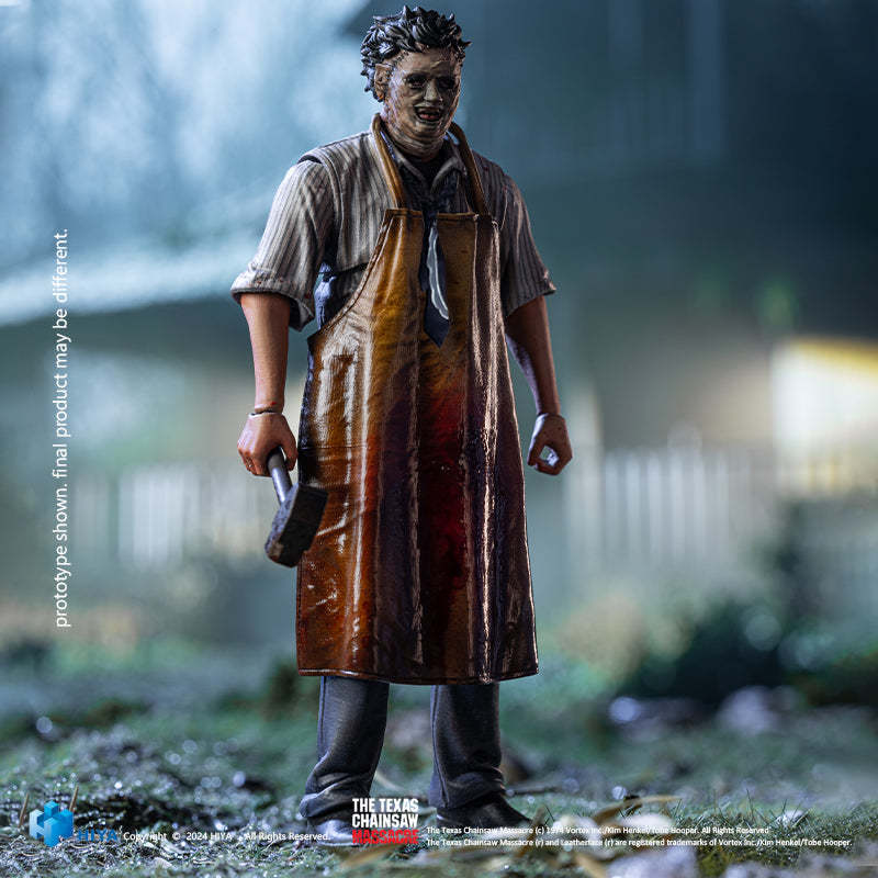 HIYA TOYS『《德州電鋸殺人狂》皮臉(LeatherFace)』1/18 比例可動人偶,讓人沉浸在顫抖氛圍中的殺人狂魔現身!