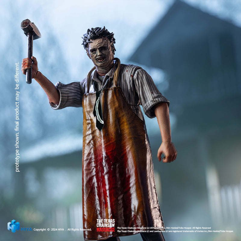 HIYA TOYS『《德州電鋸殺人狂》皮臉(LeatherFace)』1/18 比例可動人偶,讓人沉浸在顫抖氛圍中的殺人狂魔現身!