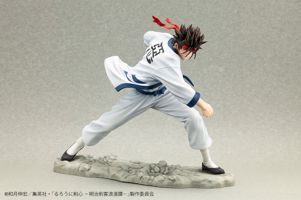 壽屋 ARTFX J『《神劍闖江湖－明治劍客浪漫譚》相樂左之助』1/8 比例 PVC 完成品，魄力滿點的揮拳姿態！