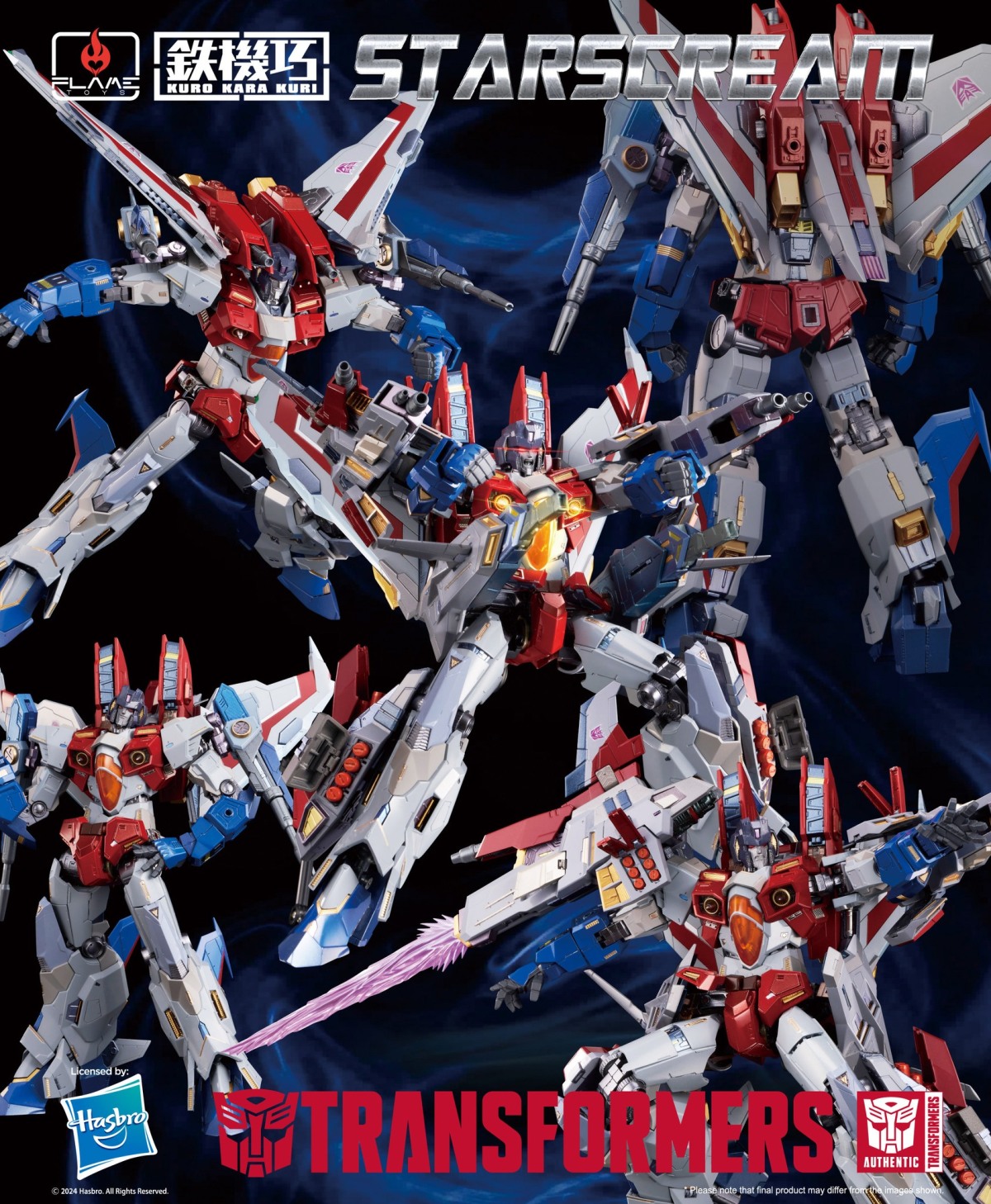 Flame Toys 鐵機巧《變形金剛》天王星(Starscream)合金可動 Flame Toys 鐵機巧《變形金剛》天王星(Starscream)合金可動