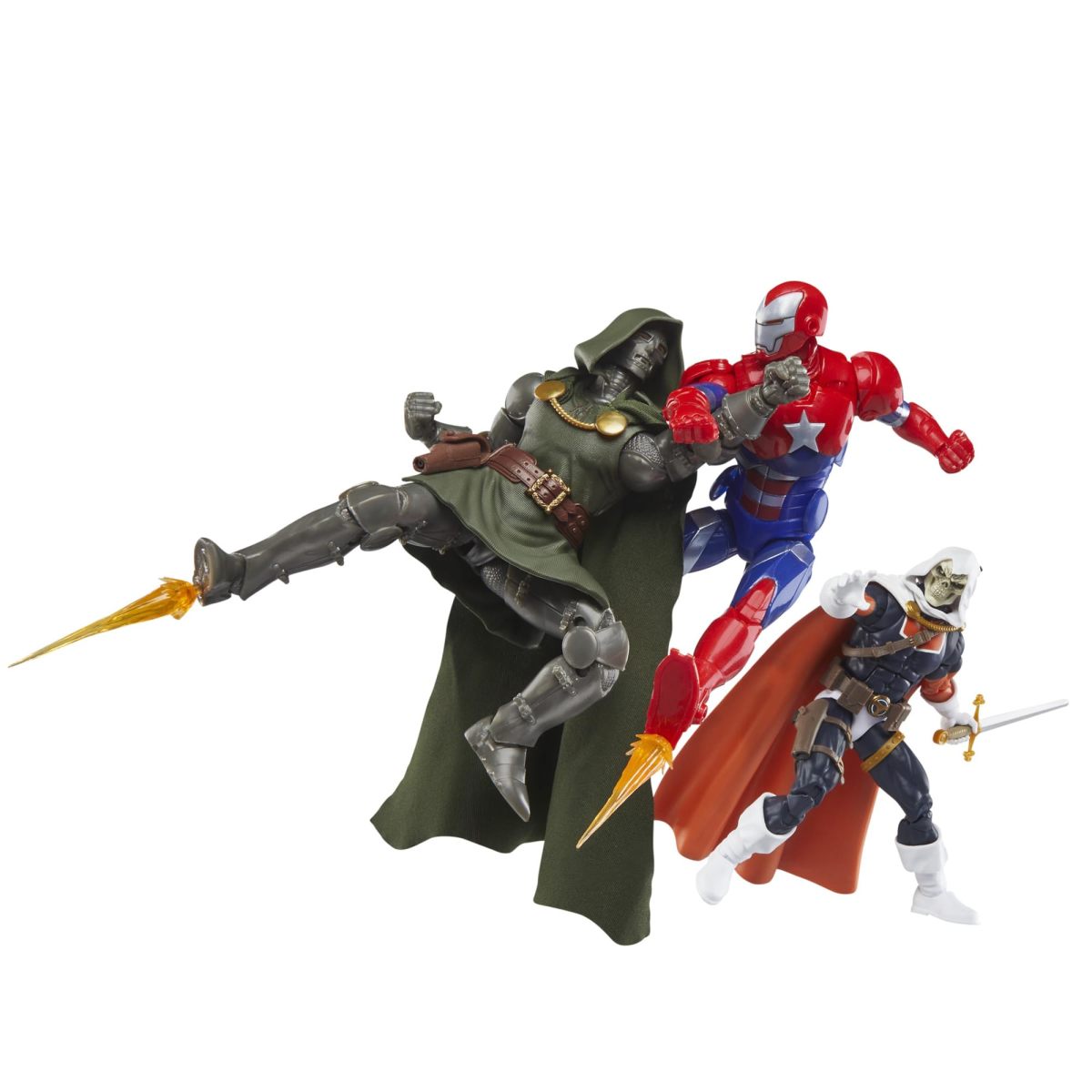 孩之寶 Amazon 限定 『Marvel Legends 陰謀集團(The Cabal):模仿大師/鋼鐵愛國者/末日博士 85 週年紀念版』6 吋可動人偶套組