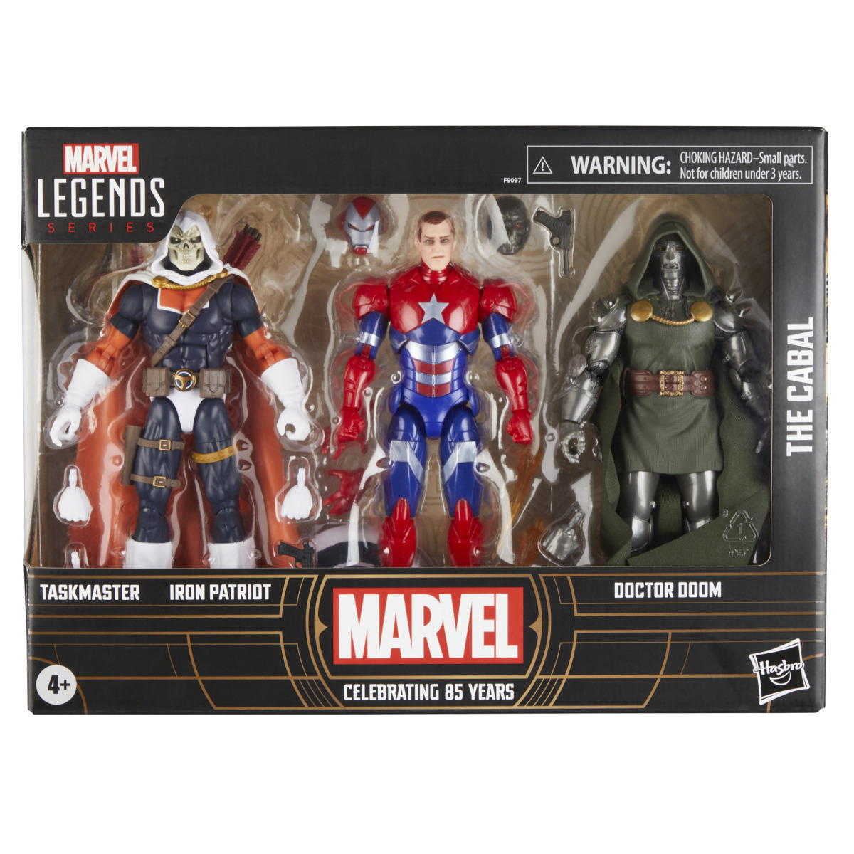 孩之寶 Amazon 限定 『Marvel Legends 陰謀集團(The Cabal):模仿大師/鋼鐵愛國者/末日博士 85 週年紀念版』6 吋可動人偶套組
