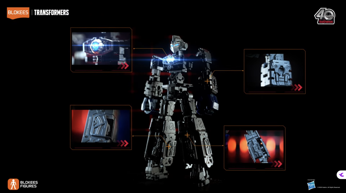BLOKEES『《變形金剛》動畫版 G1 柯博文』組裝模型，再現偉大博派領袖的帥氣身姿！