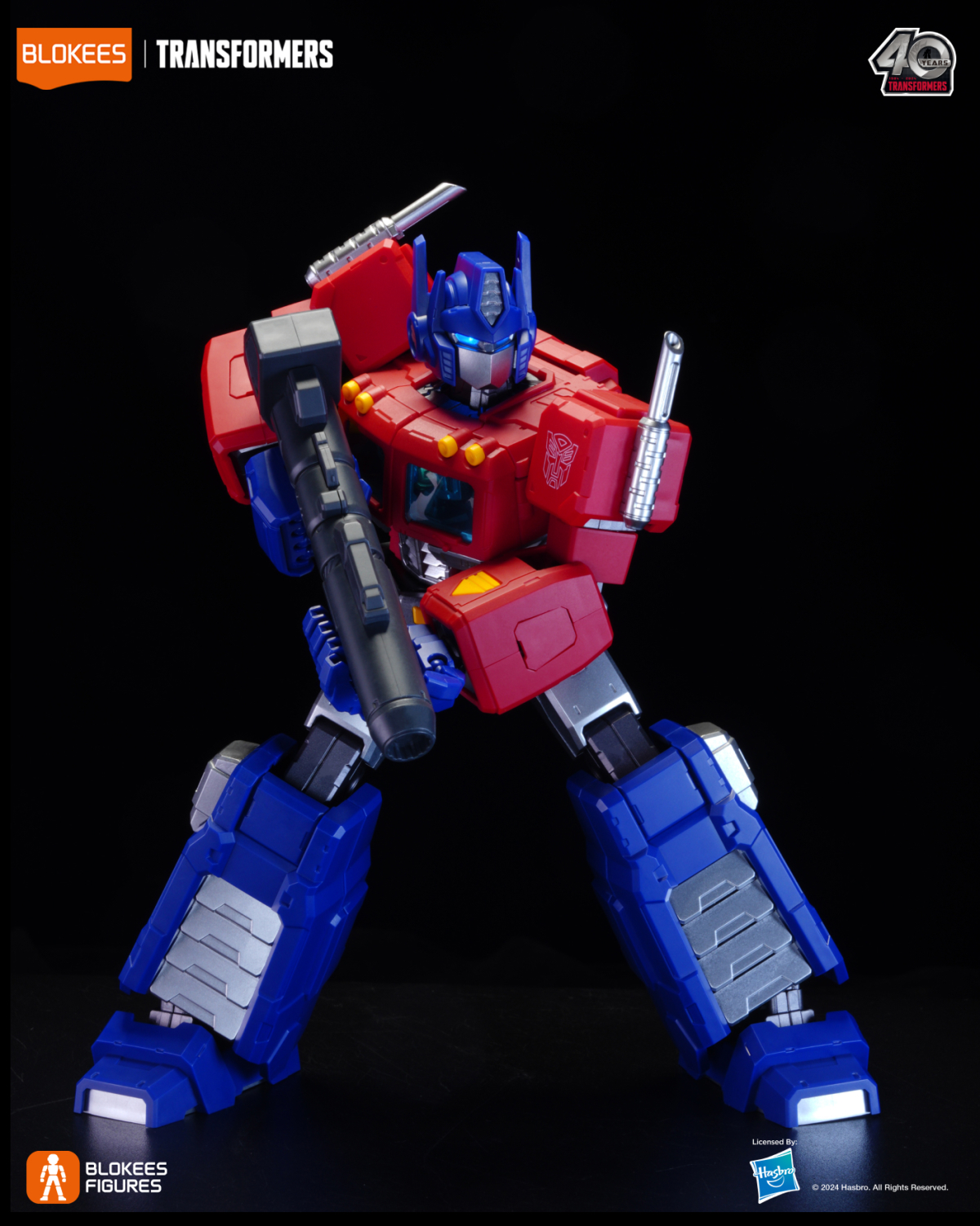 BLOKEES『《變形金剛》動畫版 G1 柯博文』組裝模型，再現偉大博派領袖的帥氣身姿！