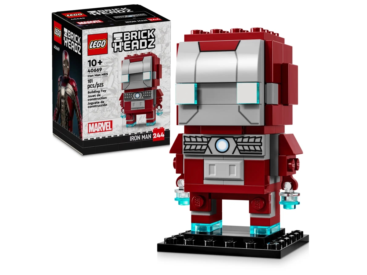 LEGO 40669 BrickHeadz 系列「鋼鐵人馬克5」（Iron Man MK5 Figure）