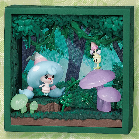 RE-MENT「寶可夢相框 深綠之森」盒玩（ポケモンフレーム 深緑の森）