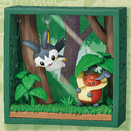 RE-MENT「寶可夢相框 深綠之森」盒玩（ポケモンフレーム 深緑の森）