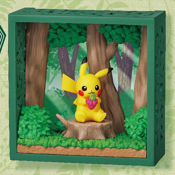 RE-MENT「寶可夢相框 深綠之森」盒玩（ポケモンフレーム 深緑の森）