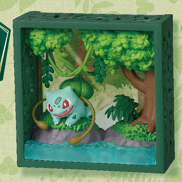 RE-MENT「寶可夢相框 深綠之森」盒玩（ポケモンフレーム 深緑の森）