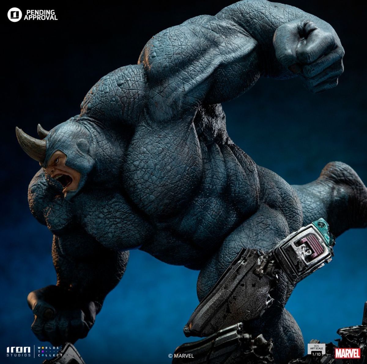 Iron Studios『犀牛人-蜘蛛人 vs 超級反派（Rhino - Spider-man vs Villains）』限量版 1/10 比例場景雕像收藏