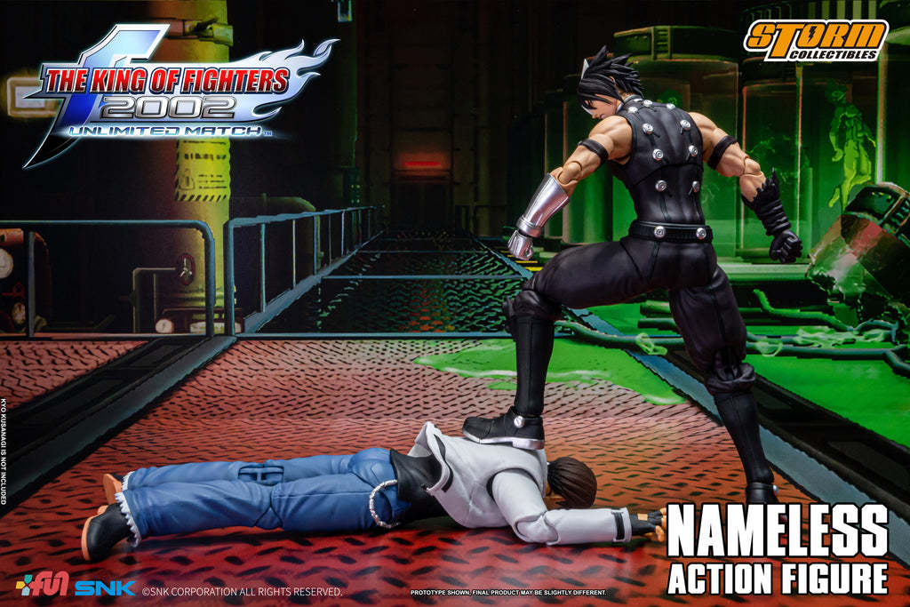 STORM COLLECTIBLES『《格鬥天王 2002 UM》無名(Nameless)』1/12 比例可動人偶,替換件展現釋放火焰的霸氣姿態!