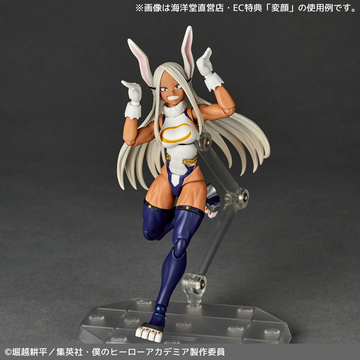 海洋堂『我的英雄學院 REVOLTECH 米爾科』強調健美大腿可動範圍 賞玩各種強力踢擊!