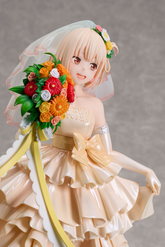 ANIPLEX+『Lycoris Recoil 莉可麗絲 錦木千束 婚紗ver. 1/7 比例模型』幸福的笑容立體化！