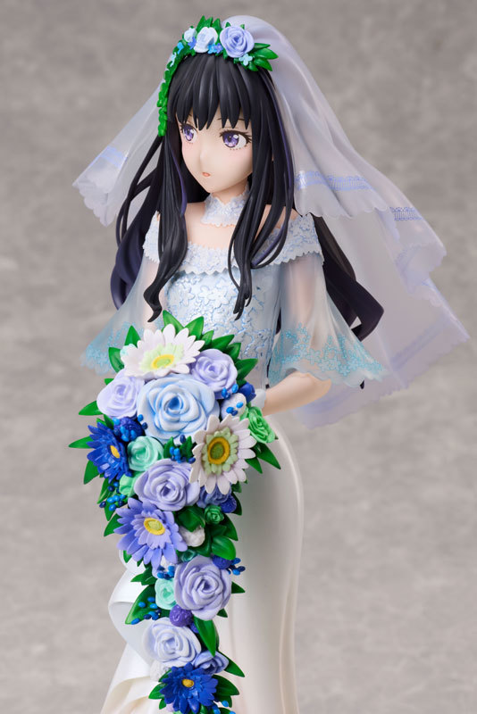 ANIPLEX+『Lycoris Recoil 莉可麗絲 井之上瀧奈 婚紗ver. 1/7 比例模型』再現美麗的魚尾婚紗
