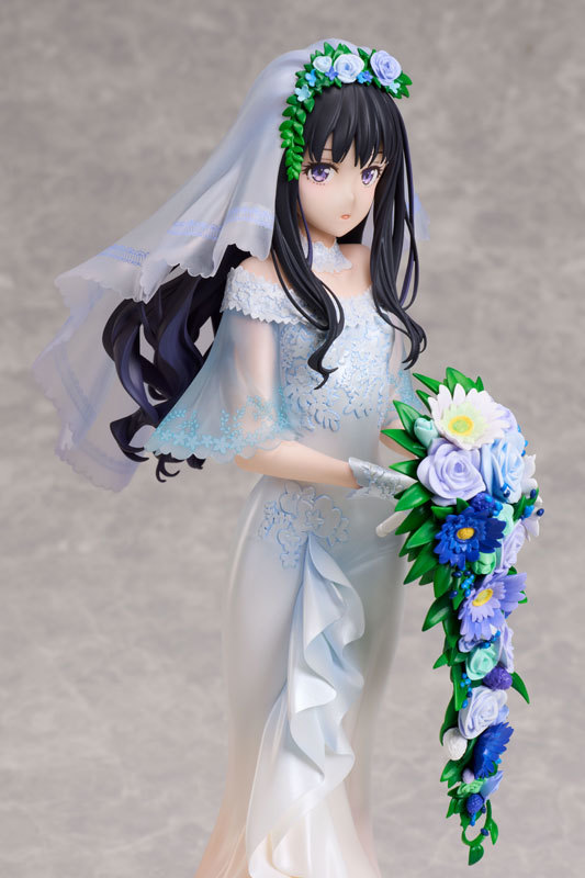 ANIPLEX+『Lycoris Recoil 莉可麗絲 井之上瀧奈 婚紗ver. 1/7 比例模型』再現美麗的魚尾婚紗