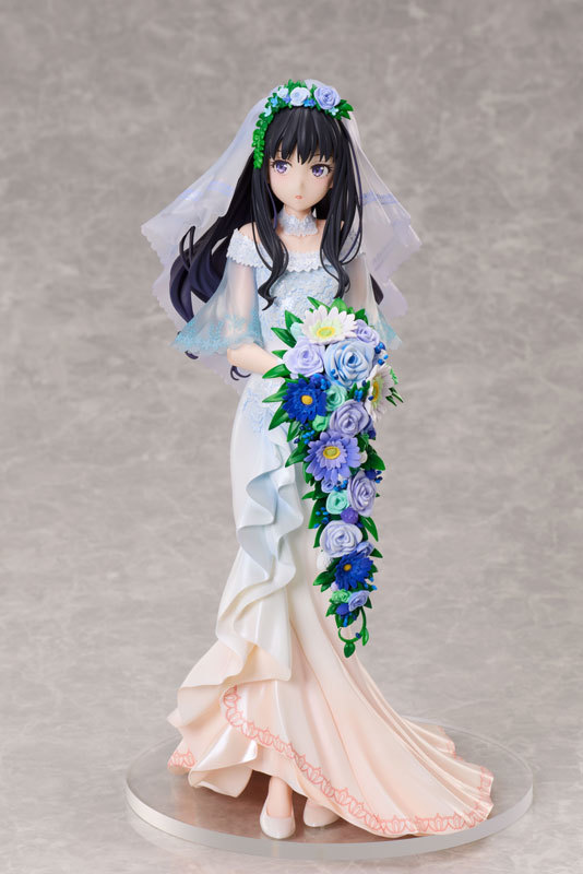 ANIPLEX+『Lycoris Recoil 莉可麗絲 井之上瀧奈 婚紗ver. 1/7 比例模型』再現美麗的魚尾婚紗