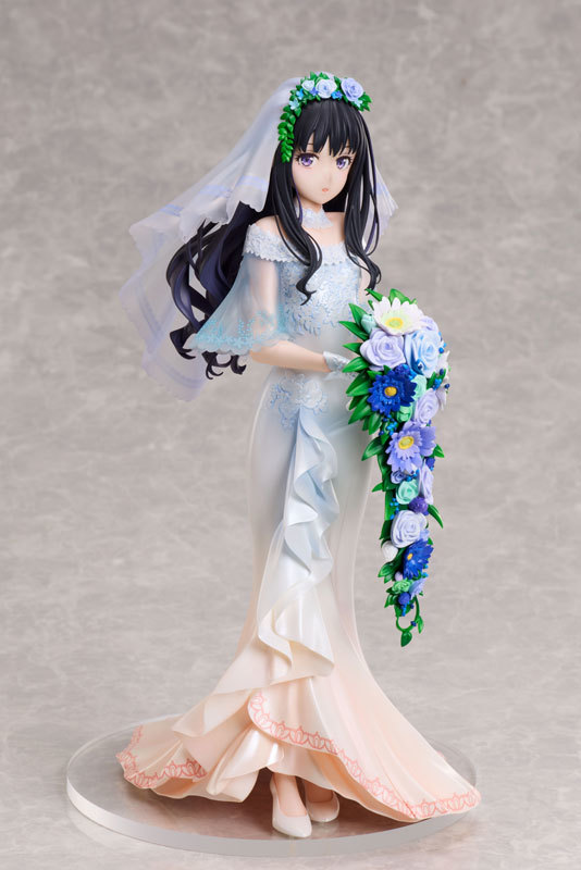 ANIPLEX+『Lycoris Recoil 莉可麗絲 井之上瀧奈 婚紗ver. 1/7 比例模型』再現美麗的魚尾婚紗