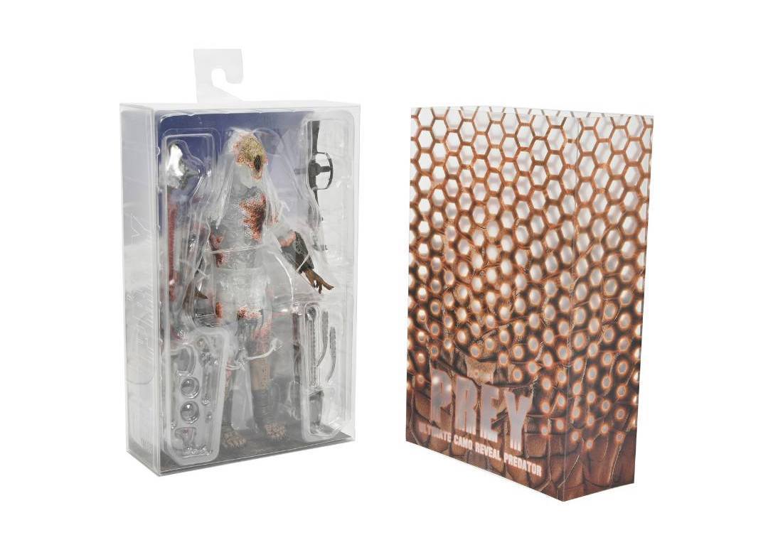 NECA SDCC 限定『《終極戰士：獸獵者》野性終極戰士 隱身現形版（Feral Camo Reveal）』7 吋可動人偶