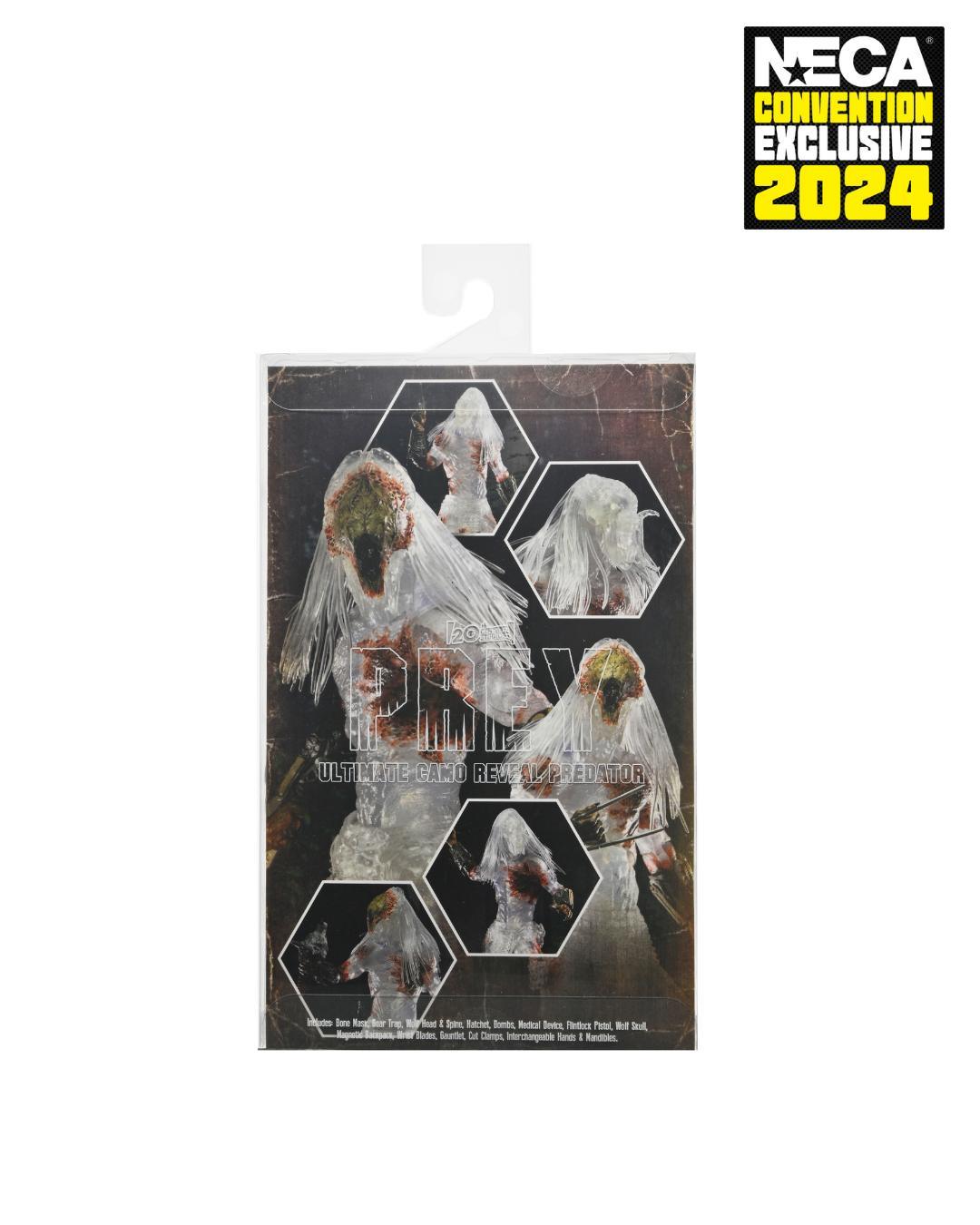 NECA SDCC 限定『《終極戰士：獸獵者》野性終極戰士 隱身現形版（Feral Camo Reveal）』7 吋可動人偶