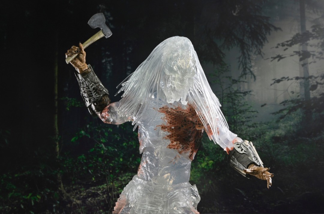 NECA SDCC 限定『《終極戰士：獸獵者》野性終極戰士 隱身現形版（Feral Camo Reveal）』7 吋可動人偶