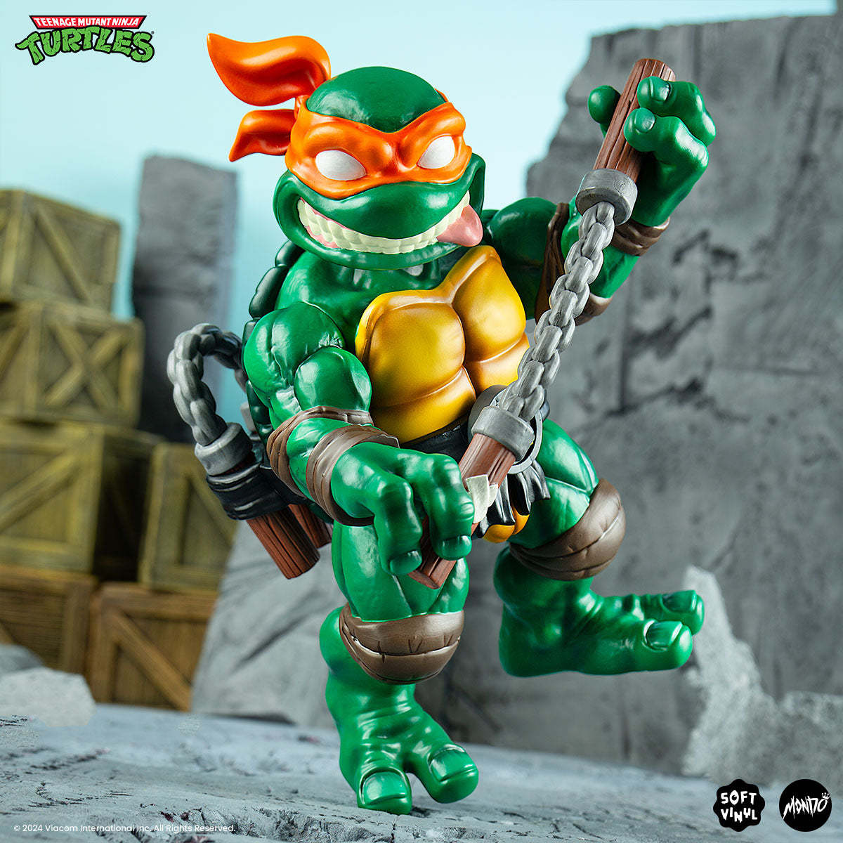 MONDO『《忍者龜》米開朗基羅（Michelangelo）』軟膠玩具，致敬經典的軟膠系列再推新作！