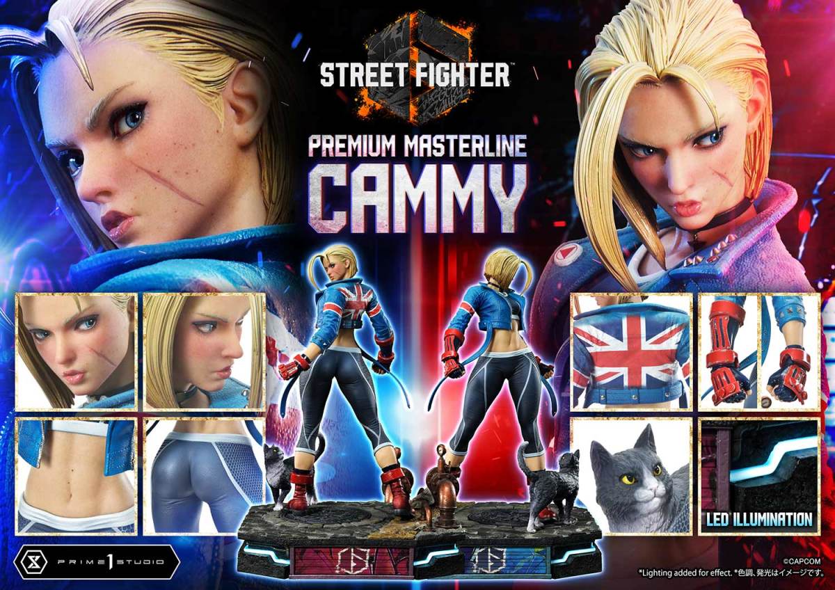 Prime 1 Studio『《快打旋風 6》嘉米(Cammy)』1/4 比例收藏雕像,細節呈現性感殺人蜂!