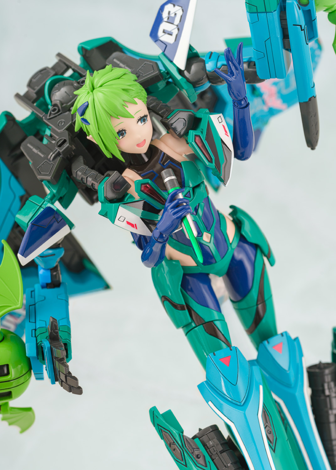V.F.G.『超時空要塞Δ VF-31A 凱羅斯 蕾娜·布勞拉』原創可動素體合體戰機 具備機娘形態等多種玩法!