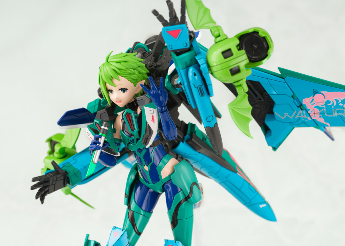 V.F.G.『超時空要塞Δ VF-31A 凱羅斯 蕾娜·布勞拉』原創可動素體合體戰機 具備機娘形態等多種玩法!