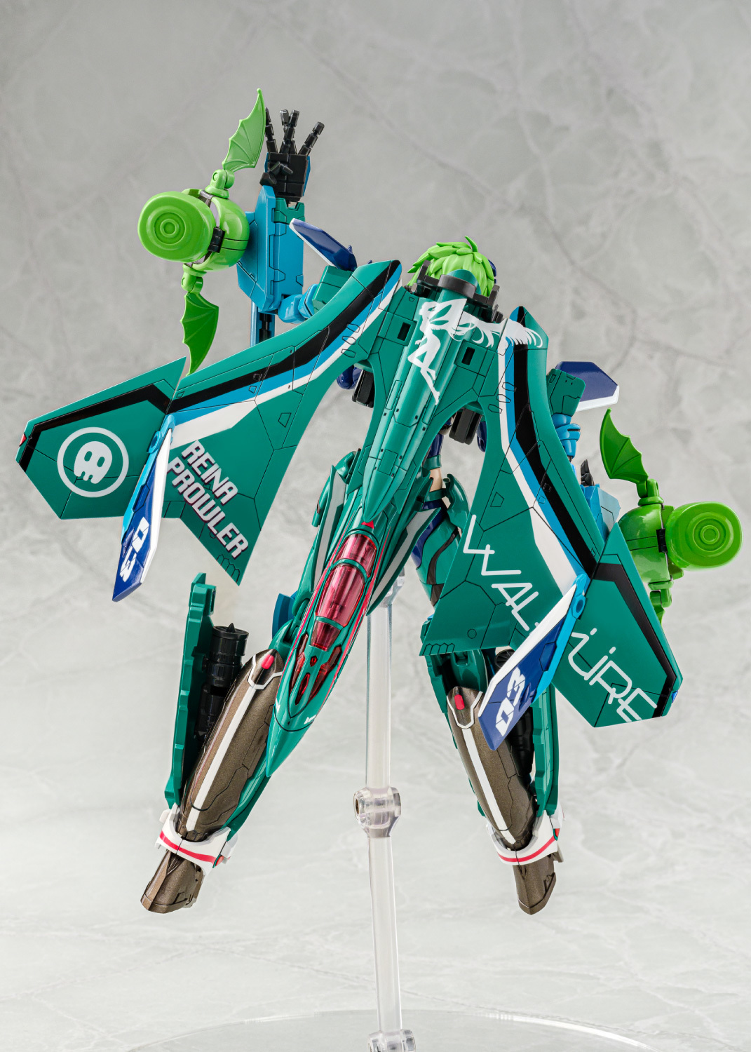 V.F.G.『超時空要塞Δ VF-31A 凱羅斯 蕾娜·布勞拉』原創可動素體合體戰機 具備機娘形態等多種玩法!