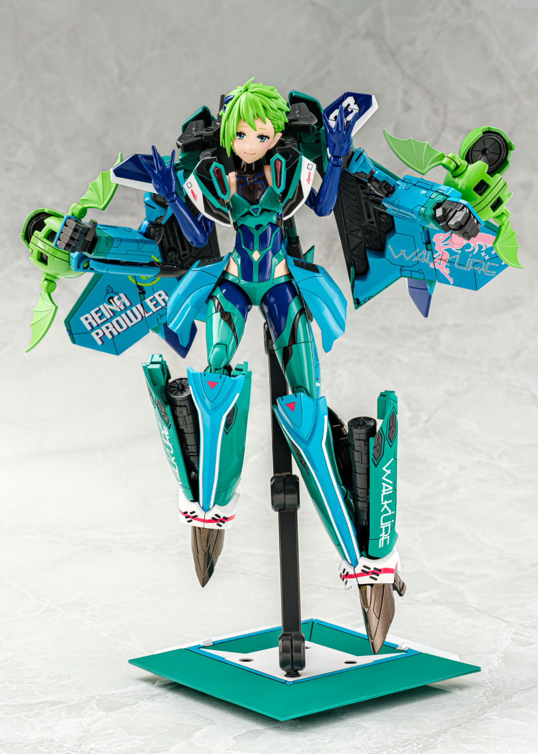 V.F.G.『超時空要塞Δ VF-31A 凱羅斯 蕾娜·布勞拉』原創可動素體合體戰機 具備機娘形態等多種玩法!