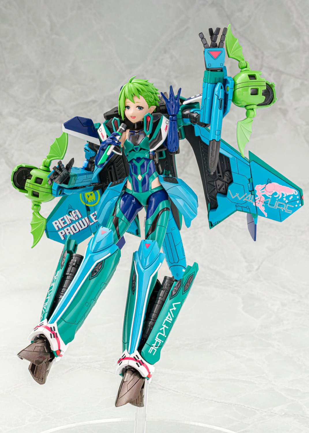 V.F.G.『超時空要塞Δ VF-31A 凱羅斯 蕾娜·布勞拉』原創可動素體合體戰機 具備機娘形態等多種玩法!