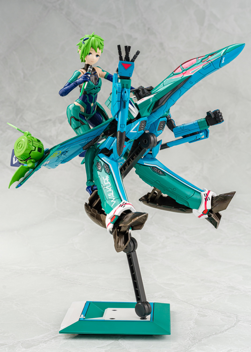 V.F.G.『超時空要塞Δ VF-31A 凱羅斯 蕾娜·布勞拉』原創可動素體合體戰機 具備機娘形態等多種玩法!