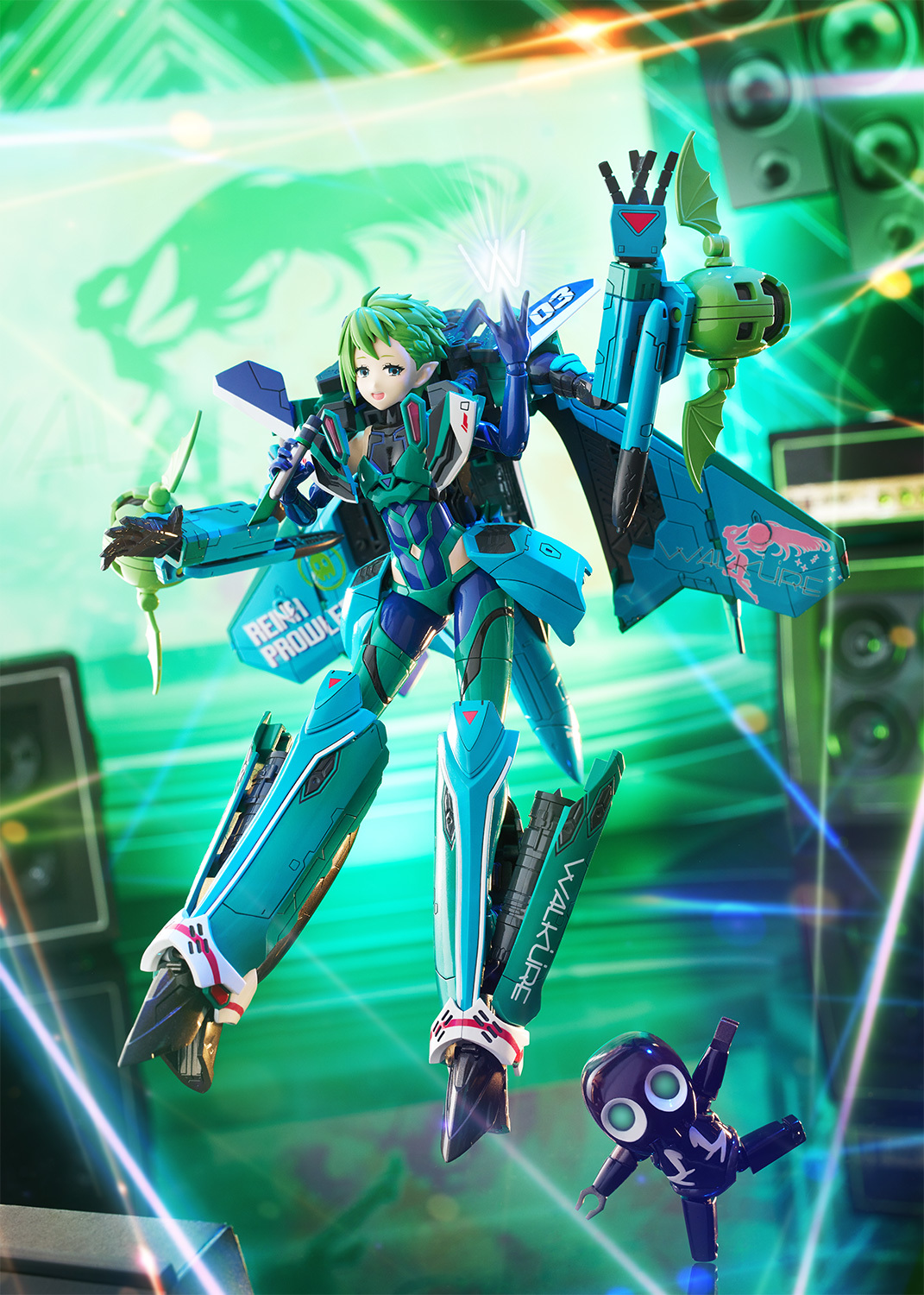 V.F.G.『超時空要塞Δ VF-31A 凱羅斯 蕾娜·布勞拉』原創可動素體合體戰機 具備機娘形態等多種玩法!