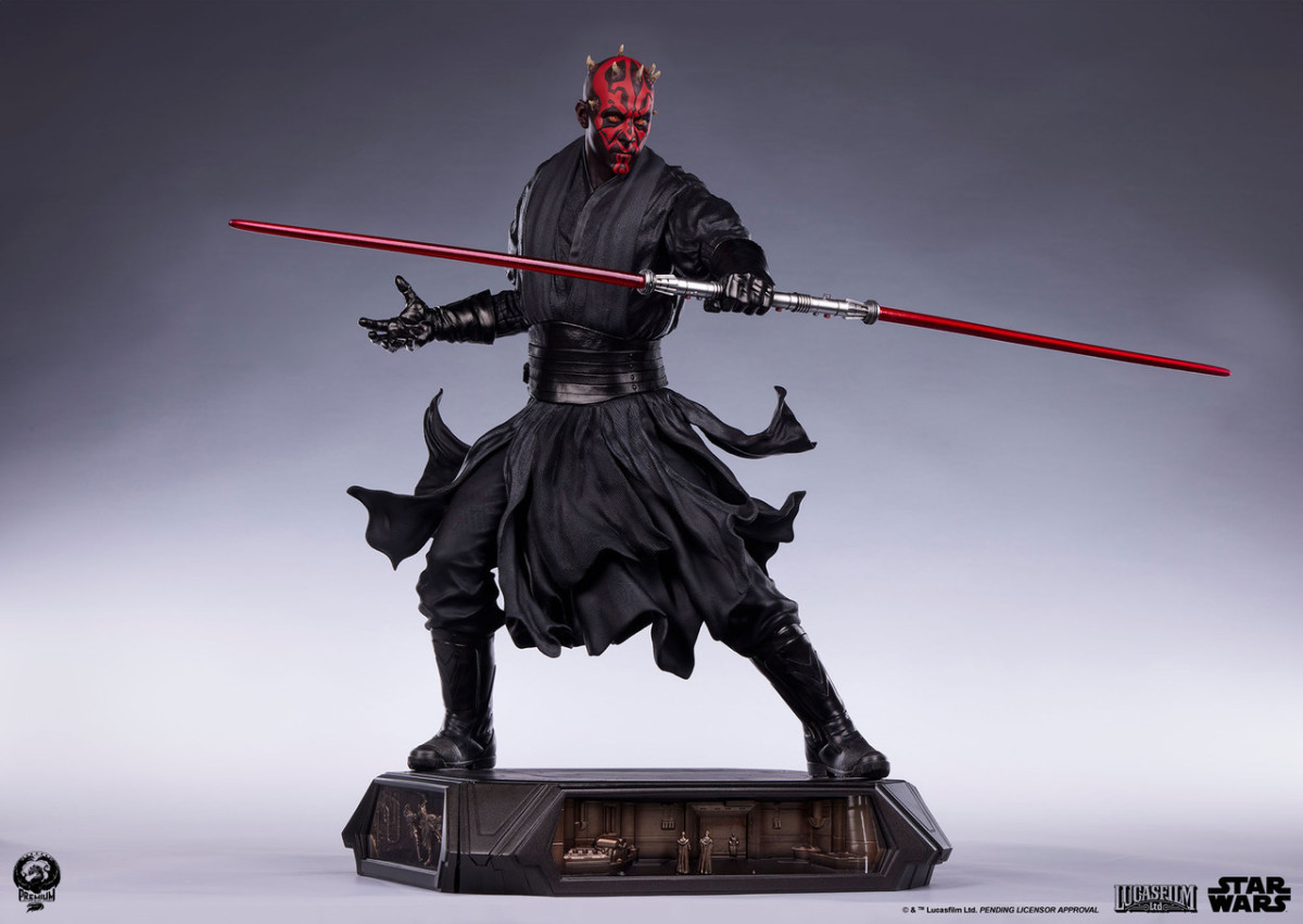 PCS『《星際大戰首部曲：威脅潛伏》達斯·魔（Darth Maul）』1/3 比例收藏雕像，再現希德王宮登場時的魄力動態！