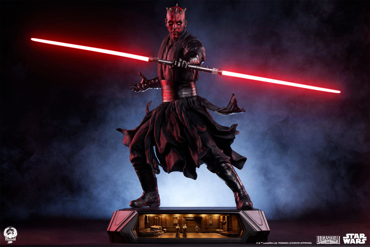 PCS『《星際大戰首部曲：威脅潛伏》達斯·魔（Darth Maul）』1/3 比例收藏雕像，再現希德王宮登場時的魄力動態！