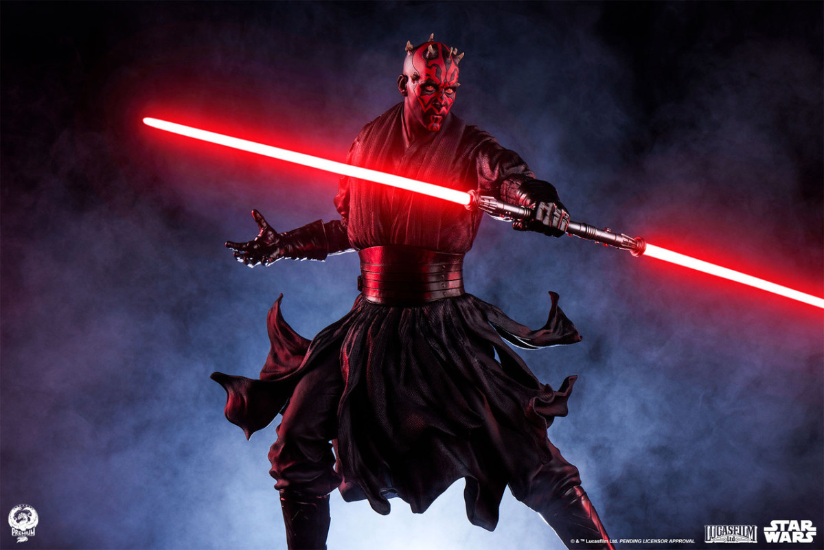 PCS『《星際大戰首部曲：威脅潛伏》達斯·魔（Darth Maul）』1/3 比例收藏雕像，再現希德王宮登場時的魄力動態！