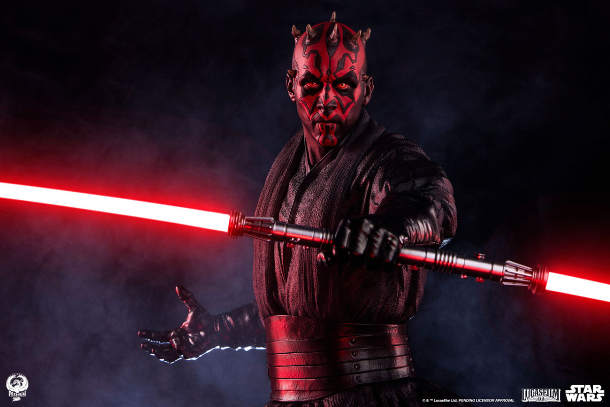 PCS『《星際大戰首部曲:威脅潛伏》達斯·魔(Darth Maul)』1/3 比例收藏雕像,再現希德王宮登場時的魄力動態!