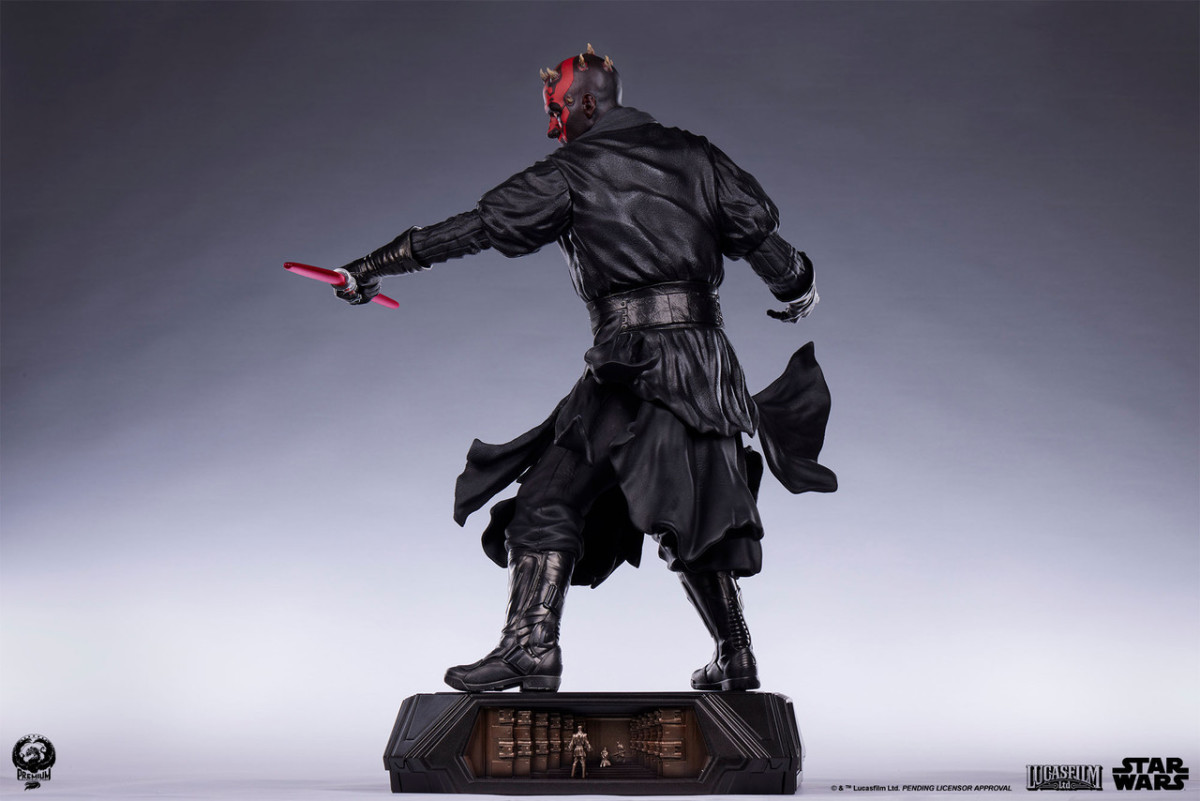 PCS『《星際大戰首部曲：威脅潛伏》達斯·魔（Darth Maul）』1/3 比例收藏雕像，再現希德王宮登場時的魄力動態！