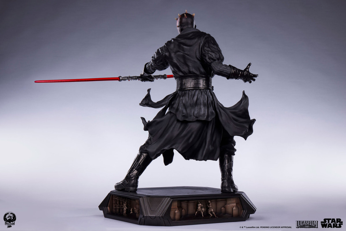 PCS『《星際大戰首部曲：威脅潛伏》達斯·魔（Darth Maul）』1/3 比例收藏雕像，再現希德王宮登場時的魄力動態！
