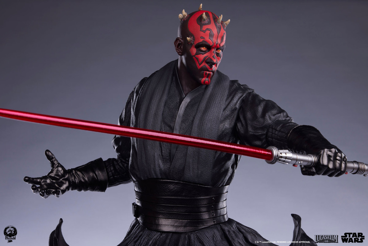 PCS『《星際大戰首部曲：威脅潛伏》達斯·魔（Darth Maul）』1/3 比例收藏雕像，再現希德王宮登場時的魄力動態！