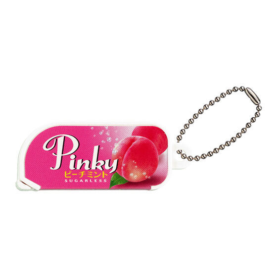 GASHAPON『湖池屋 Pinky 搖搖吊飾（シャカシャカチャーム）』轉蛋，能搖出沙沙聲的糖果盒與 Pinky 猴吊飾登場！
